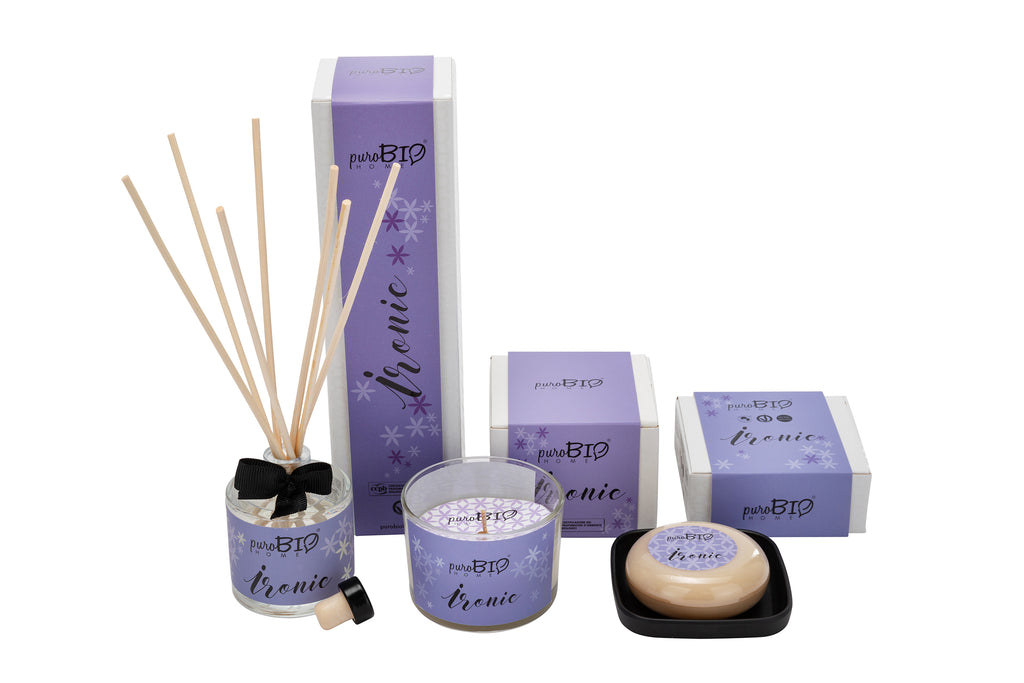 BIO SET IRONIC Relaxing - Diffuser + Candle + Soap Kit