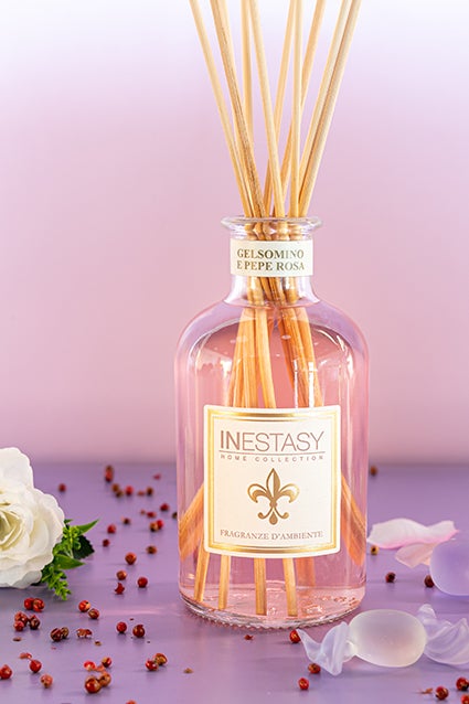 RAUMDUFT JASMIN & ROSA PFEFFER - Alte Apothekenflasche