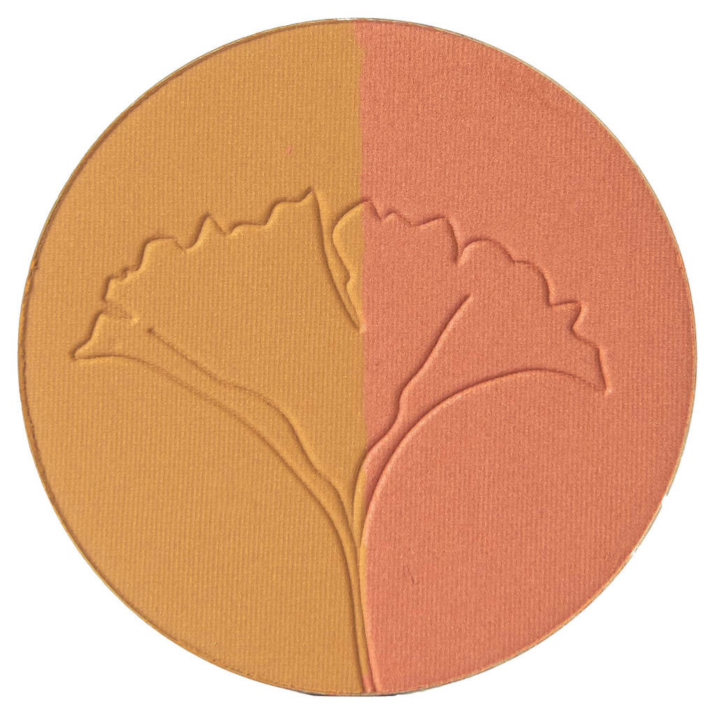 VALUE FACE DUO BRONZER / BLUSH n. 02 - Golden brown / Apricot Satin finish
