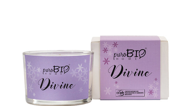 CANDELA FRAGRANZA BIO - DIVINE Energizzante