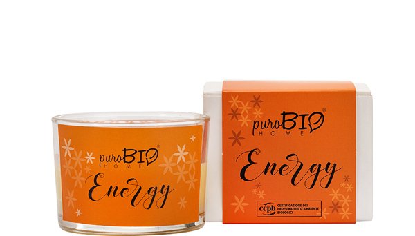 BOUGIE PARFUMÉE BIO - ENERGY Énergisante