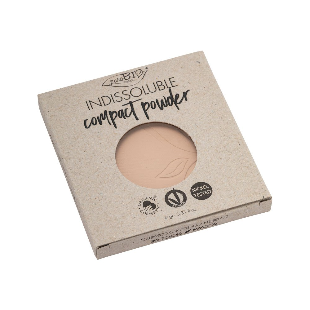 COMPACT POWDER INDISSOLUBLE n. 02 RECHARGE - Sous-ton rose