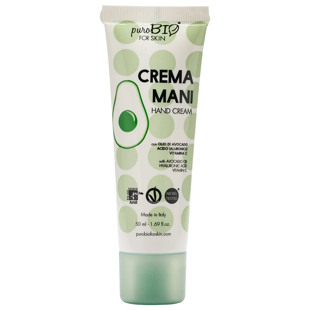 HAND CREAM with AVOCADO OIL, HYALURONIC ACID and VITAMIN C 50 ml